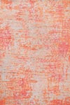 Tapis Reflect motifs corail et orange sur fond gris - 60x120cm. Ligne Pure. Tapis Reflect motifs corail et orange sur fond gris - 60x120cm. Ligne Pure.