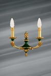 Applique double en bronze massif de style Empire. Lucien Gau. Applique double en bronze massif de style Empire. Lucien Gau.