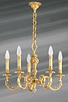Louis XV chandelier bronze old gold leaves and pearls five lights. Lucien Gau. Louis XV chandelier bronze old gold leaves and pearls five lights. Lucien Gau.