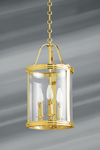 Small classic style bronze lantern three lights. Lucien Gau. Small classic style bronze lantern three lights. Lucien Gau.