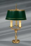Empire Style Lamp in Solid Bronze, Three Lights. Lucien Gau. Empire Style Lamp in Solid Bronze, Three Lights. Lucien Gau.