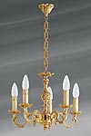 Lustre bronze Louis XV cinq lumières. Lucien Gau. Lustre bronze Louis XV cinq lumières. Lucien Gau.