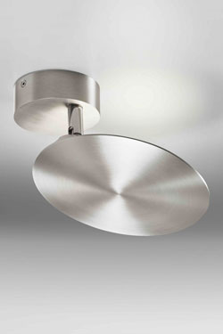 Plafonnier en aluminium orientable Plate. Lupia Licht. 