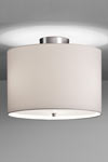 2121's grand plafonnier blanc et métal nickel satiné. Luz Difusion. 2121's grand plafonnier blanc et métal nickel satiné. Luz Difusion.