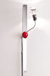 Magnetic applique rouge et support chromé. Luz Difusion. Magnetic applique rouge et support chromé. Luz Difusion.