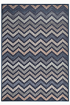 Tapis Zig-Zag bleu indigo collection Provence 60X110. MA Salgueiro. Tapis Zig-Zag bleu indigo collection Provence 60X110. MA Salgueiro.