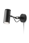 Applique en métal noir à LED Polo, réflecteur orientable. Marset. Applique en métal noir à LED Polo, réflecteur orientable. Marset.