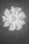 Applique Virgo blanche en polyuréthane expansé et métal verni . Masiero. Applique Virgo blanche en polyuréthane expansé et métal verni . Masiero.
