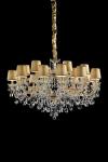 18-light gilded Venetian-style chandelier. Masiero. 