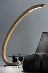 Large reading lamp in solid oak and crystal Libe STL. Masiero. Large reading lamp in solid oak and crystal Libe STL. Masiero.