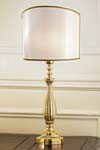 Grande lampe bronze doré abat-jour beige clair. Masiero. Grande lampe bronze doré abat-jour beige clair. Masiero.