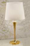 Grande lampe bronze doré abat-jour soie blanche H75cm. Masiero. Grande lampe bronze doré abat-jour soie blanche H75cm. Masiero.
