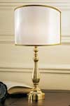 Lampe bronze doré abat-jour beige clair. Masiero. Lampe bronze doré abat-jour beige clair. Masiero.