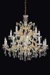 Lustre bouquet métal doré et cristal 15 lumières. Masiero. Lustre bouquet métal doré et cristal 15 lumières. Masiero.