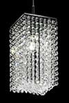 Lustre cristal design boîte section carrée. Masiero. Lustre cristal design boîte section carrée. Masiero.