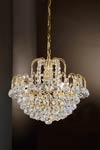 Lustre en cristal forme cascade. Masiero. Lustre en cristal forme cascade. Masiero.