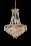 Lustre or et cristal 10 lumières. Masiero. Lustre or et cristal 10 lumières. Masiero.