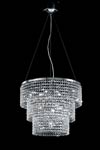 Lustre taille cristal rond 3 rangs. Masiero. Lustre taille cristal rond 3 rangs. Masiero.