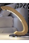 Table lamp in solid oak and crystal Libe TL. Masiero. Table lamp in solid oak and crystal Libe TL. Masiero.