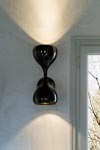 Black Blob wall lamp in lacquered metal. Masiero. Black Blob wall lamp in lacquered metal. Masiero.