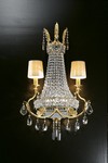 Large crystal balloon wall lamp. Masiero. Large crystal balloon wall lamp. Masiero.