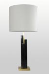 Black marble table lamp Skyline. Matlight. Black marble table lamp Skyline. Matlight.