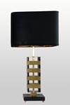 Jenga black marble and brushed brass table lamp. Matlight. Jenga black marble and brushed brass table lamp. Matlight.