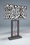 Large gray marble lamp rectangle shape. Matlight. Large gray marble lamp rectangle shape. Matlight.