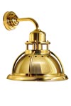 Applique de bateau en laiton poli verni. Moretti Luce. Applique de bateau en laiton poli verni. Moretti Luce.