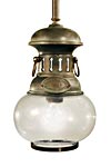 Wind suspension verre à l'ancienne et laiton patiné cuivré. Moretti Luce. Wind suspension verre à l'ancienne et laiton patiné cuivré. Moretti Luce.