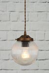 Suspension en verre Stanley 16 cm . Mullan. Suspension en verre Stanley 16 cm . Mullan.