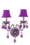 Roméo- applique 2 lumières mauve. Muno. Roméo- applique 2 lumières mauve. Muno.