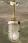 Bounty 12V polished bronze with sand-blasted glass. Nautic by Tekna. Bounty 12V polished bronze with sand-blasted glass. Nautic by Tekna.
