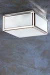 Chelsea Medium plafonnier en bronze nickelé poli verre clair. Nautic by Tekna. Chelsea Medium plafonnier en bronze nickelé poli verre clair. Nautic by Tekna.