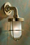 Bounty Wall 230V polished bronze with sand-blasted glass. Nautic by Tekna. Bounty Wall 230V polished bronze with sand-blasted glass. Nautic by Tekna.