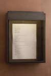 Exterior wall lamp menu holder for restaurant. Nautic by Tekna. Exterior wall lamp menu holder for restaurant. Nautic by Tekna.