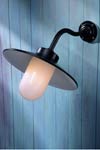 Quay Light 45° lacquered steel with opal glass. Nautic by Tekna. Quay Light 45° lacquered steel with opal glass. Nautic by Tekna.
