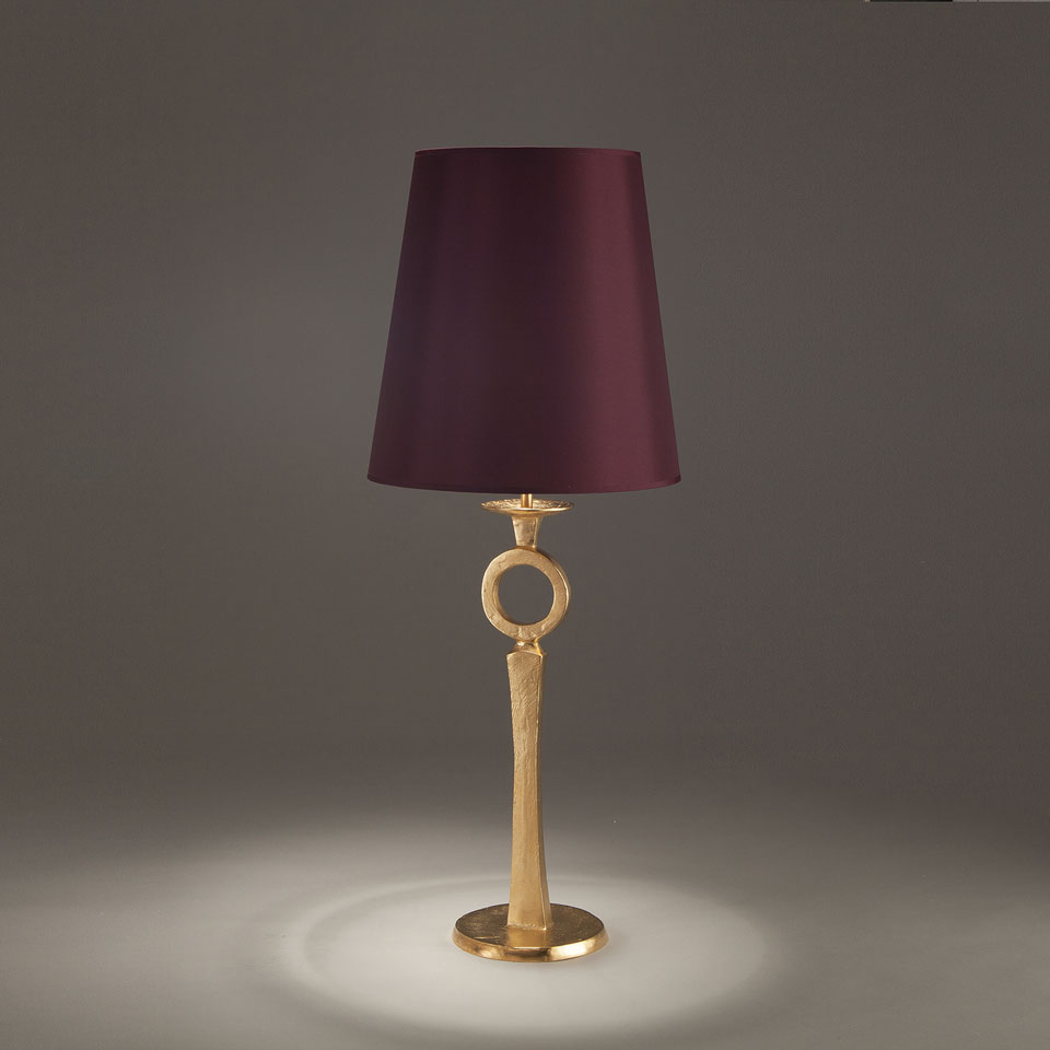 Fine Table Lamp In Solid Gilt Bronze Objet Insolite Hight Fine Table Lamp In Solid Gilt Bronze Objet Insolite
