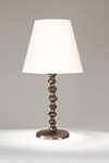 Hammered black solid bronze table lamp Sanfin. Objet insolite. Hammered black solid bronze table lamp Sanfin. Objet insolite.