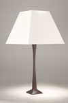 Nina patinated bronze solid bronze foot table lamp. Objet insolite. Nina patinated bronze solid bronze foot table lamp. Objet insolite.