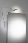 Applique pour miroir ou tableau sur flexible nickel satiné. Oma Illuminazione. Applique pour miroir ou tableau sur flexible nickel satiné. Oma Illuminazione.