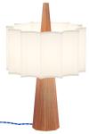 Wooden table lamp Rain. Robin. 