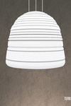 Grooved plaster pendant Terre 50. Sedap. Grooved plaster pendant Terre 50. Sedap.