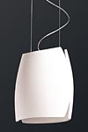 Pendant Oh skirt in white natural plaster. Sedap. Pendant Oh skirt in white natural plaster. Sedap.