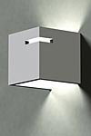 De 3057 wall lamp in natural plaster cube shape. Sedap. De 3057 wall lamp in natural plaster cube shape. Sedap.