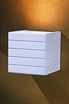 Cube 1790 wall lamp in white natural striated plaster cube shape. Sedap. Cube 1790 wall lamp in white natural striated plaster cube shape. Sedap.