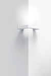 270 ° corner applique wall lamp Paperclip in white plaster. Sedap. 270 ° corner applique wall lamp Paperclip in white plaster. Sedap.