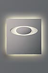 Eclipse 1594 wall lamp in natural white plaster in ellipse. Sedap. Eclipse 1594 wall lamp in natural white plaster in ellipse. Sedap.