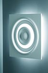 Wall lamp in concentric waves Verner 3028 in natural white plaster . Sedap. Wall lamp in concentric waves Verner 3028 in natural white plaster . Sedap.