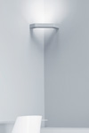 White wall lamp 90 ° paperclip in natural plaster. Sedap. White wall lamp 90 ° paperclip in natural plaster. Sedap.